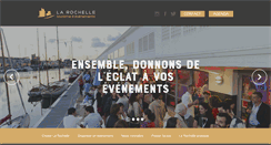 Desktop Screenshot of larochelle-evenements.fr