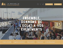 Tablet Screenshot of larochelle-evenements.fr